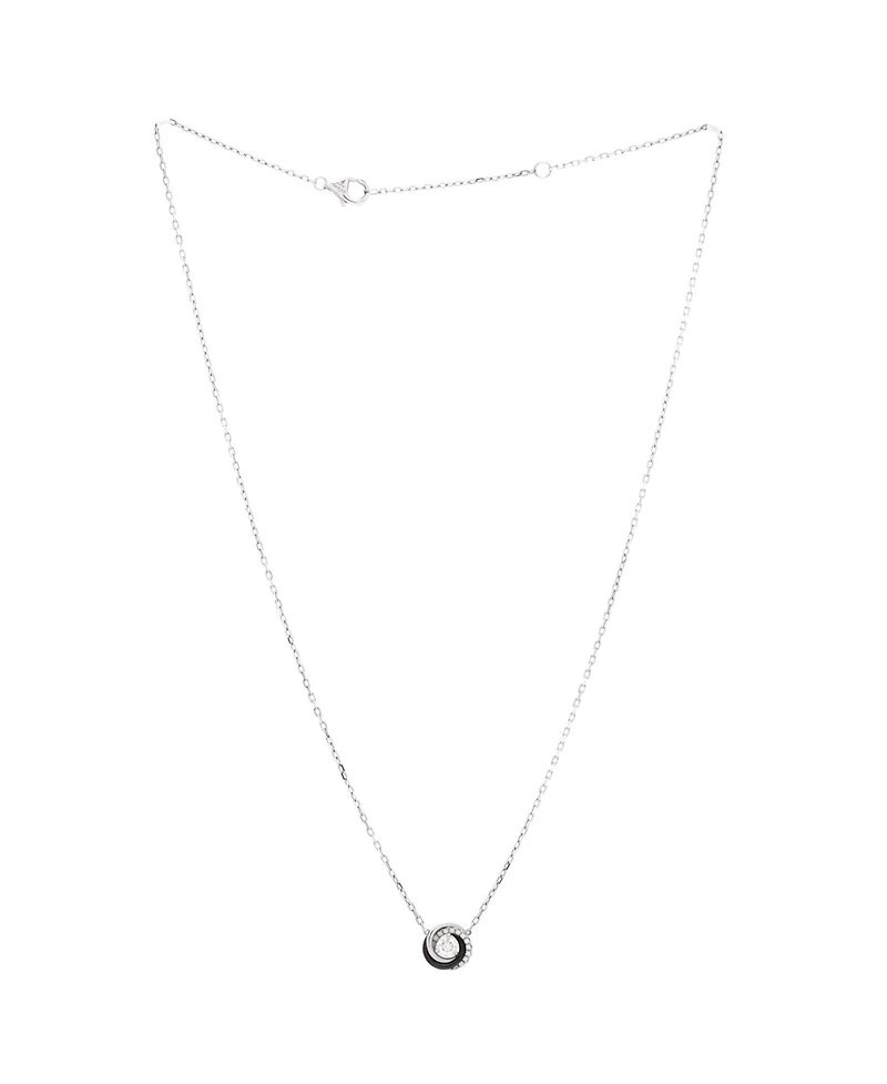 Pre-Owned Cartier Trinity Diamond Pendant Necklace
