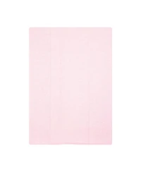Hudson Baby Girl Cotton Poly Flannel Burp Cloths 4-Pack, Happy Strawberries
