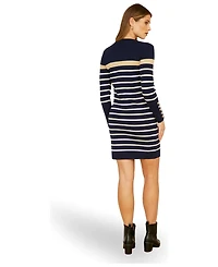 Yumi Women's Striped Knitted Dress