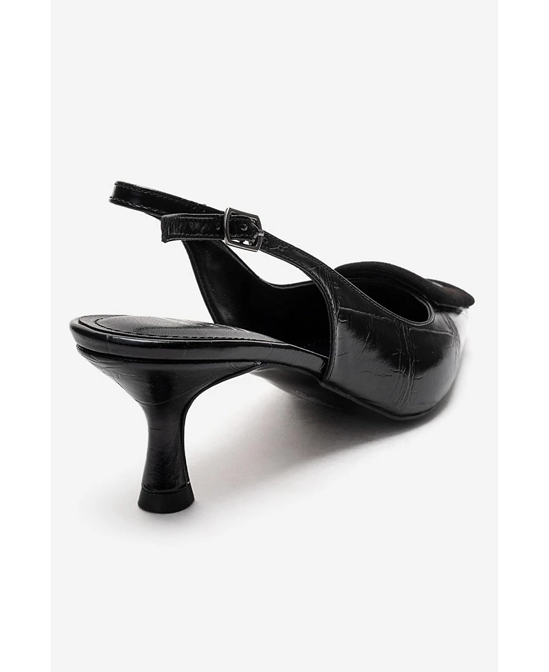Prologue Shoes Women's Dublin Buckle Stiletto Pump