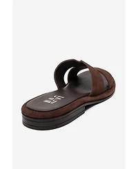 Forever & Always Women's Shoes Brio Leather Slide