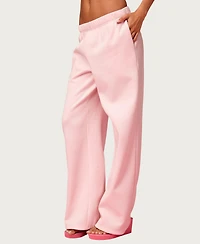 Edikted Women's Hearts Barbie Baggy Sweatpants