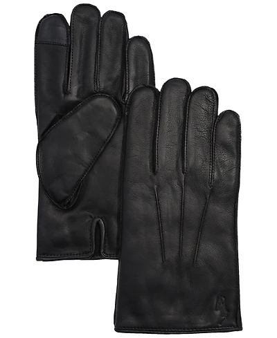 Polo Ralph Lauren Men's Water-Repellent Leather Gloves