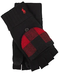 Polo Ralph Lauren Men's Tartan Mitt Convertible Gloves