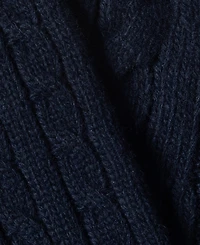 Polo Ralph Lauren Men's Wool Blend Cable Bucket Hat and Gloves, 2-Piece Set