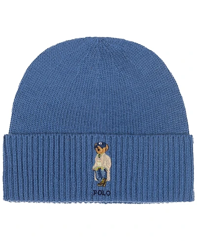 Polo Ralph Lauren Men's Litchfield Bear Beanie Hat