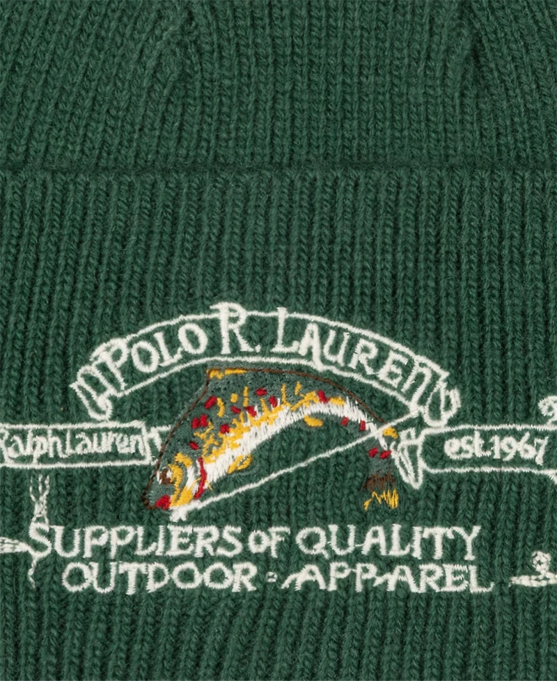 Polo Ralph Lauren Men's Sportsman Cuffed Knit Beanie Hat