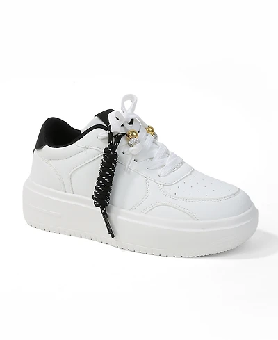 Berness Women's Larra Platform Lace Up Sneakers
