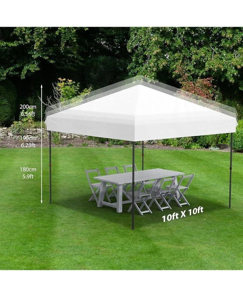 gaomon Outdoor 4-Sidewall 10x10 Pop Up Canopy Tent for Picnics, Camping