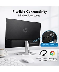 Hp Series Monitor Display Flicker-Free, Ideal for Home and Business