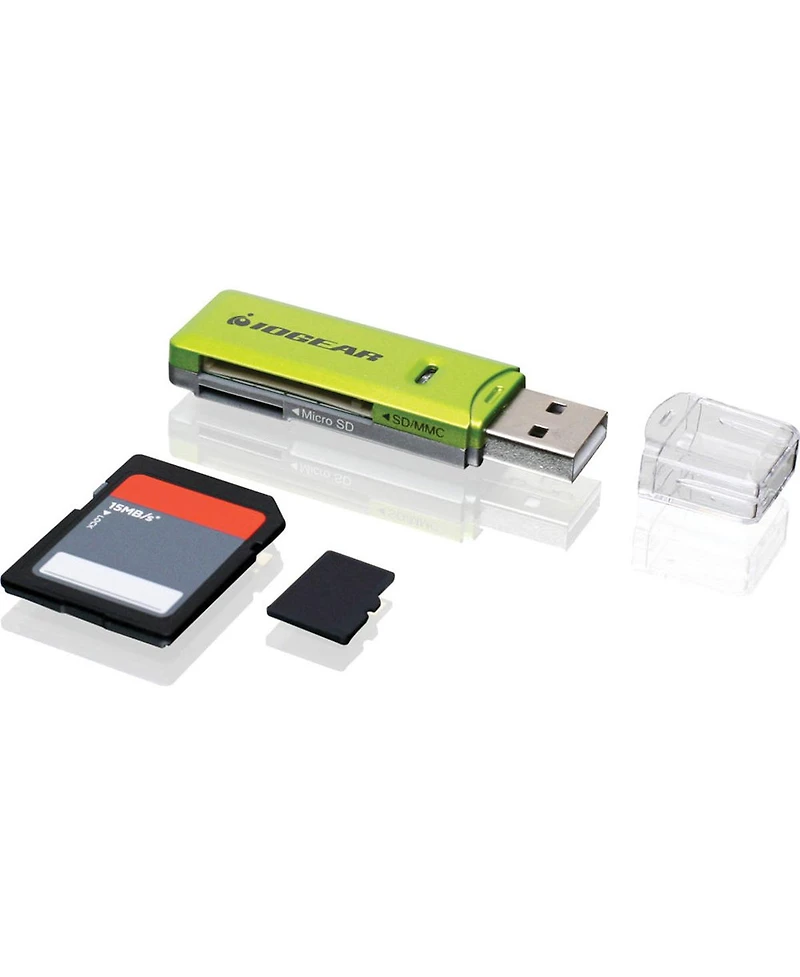 Iogear Sd microSD Card Reader Writer Usb 2.0 Interface
