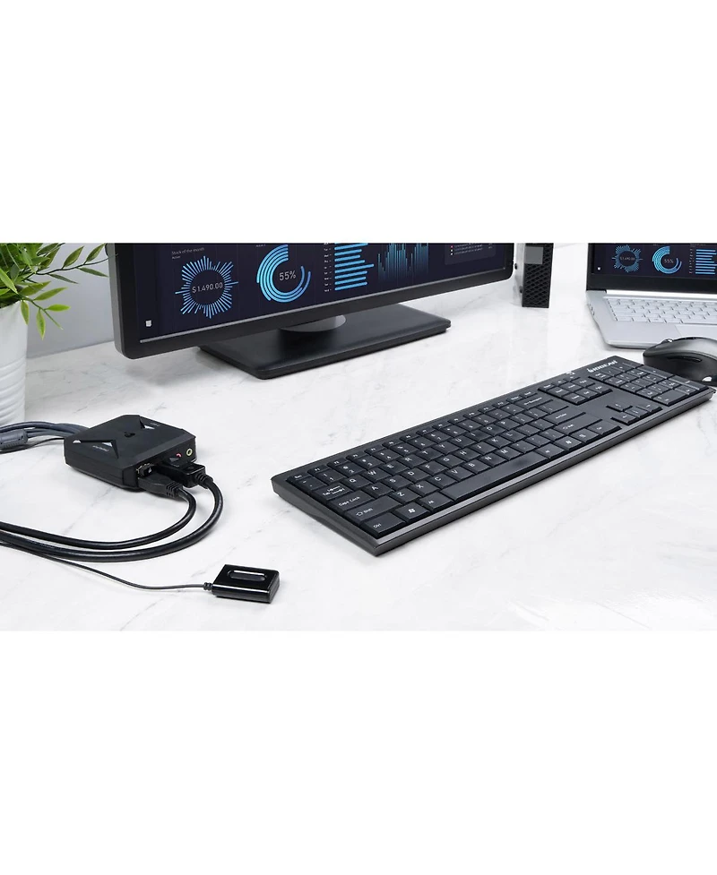 Iogear Switch with DisplayPort and Audio Connections