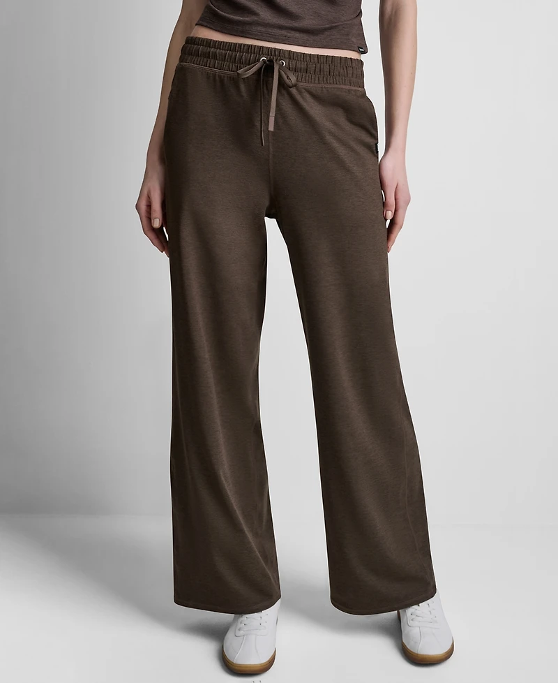Dkny Women's Regular Fit Wide Leg Pants
