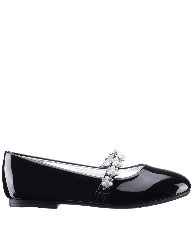 Nina Girls Metallic Ballet Dress Shoe