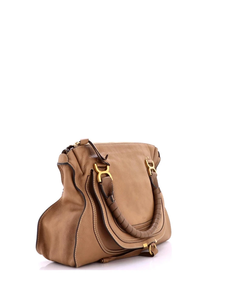 Pre-Owned Chloe Large Marcie Shoulder Bag Leather