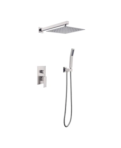 Midola 10 inch Shower Head Bathroom Luxury Rain Mixer Shower Complete Combo Set Wall Mounted