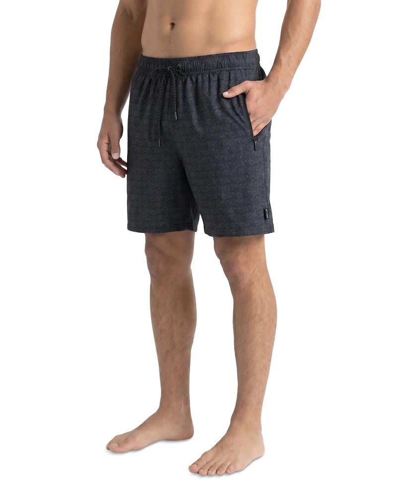 Spyder Men's Ocean Motion Printed 7.5" Volley Swimsuit