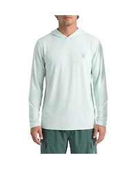 Spyder Men's Classic Heather Hooded Long-Sleeve Rashguard