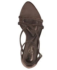Jessica Simpson Women's Kaliye Strappy Rhinestone Dress Sandals