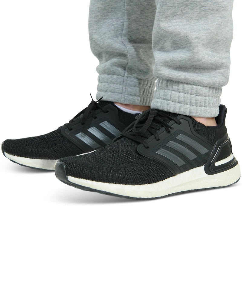 adidas Boys' 8-20 Elastic Waistband Essential Fleece Heather Pant