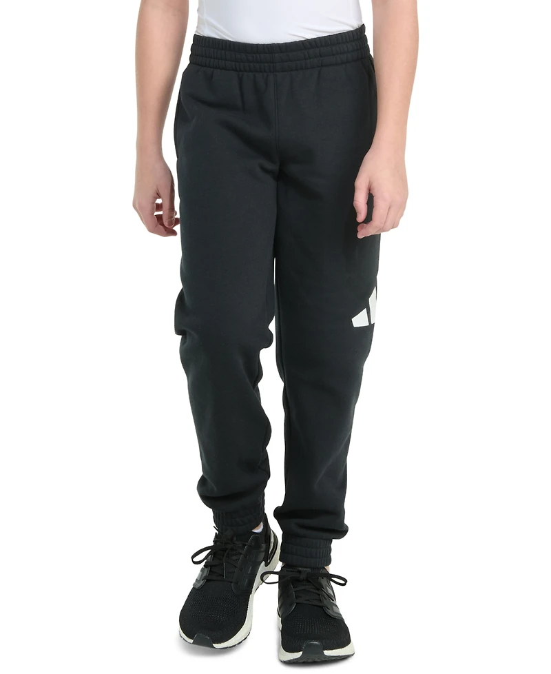 adidas Boys' 8-20 Elastic Waistband Essential Fleece Pant