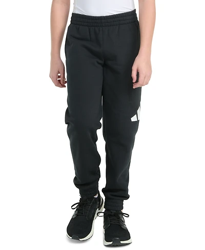 adidas Boys' 8-20 Elastic Waistband Essential Fleece Pant