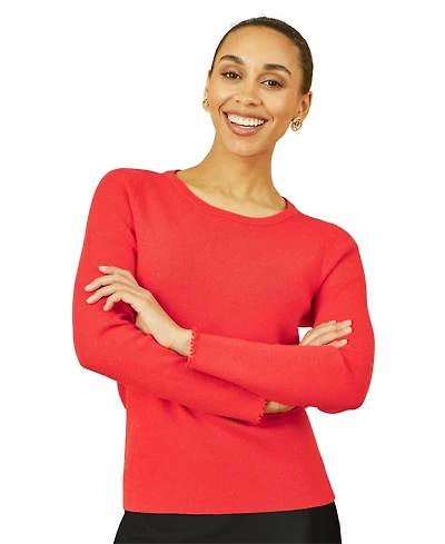Yumi Women's Sparkle Knit Jumper