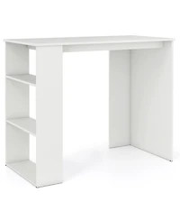 Slickblue Computer Desk with Bookshelf for Small Space Home Office