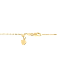 Effy Collection Men's Diamond (1/3 ct. t.w.) & Tsavorite (0.01 ct. t.w.) Pendant Necklace in 14k Gold-Plated Sterling Silver