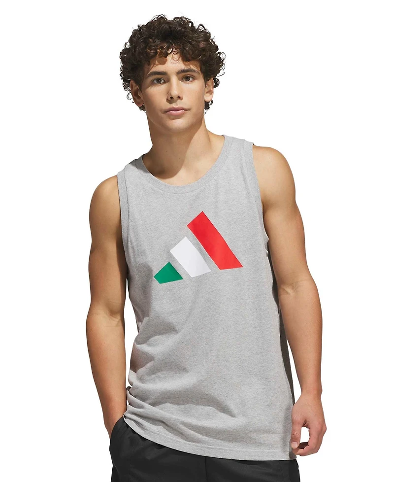 adidas Men's Big Logo Regular-Fit Tank Top