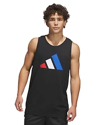adidas Men's Big Logo Regular-Fit Tank Top