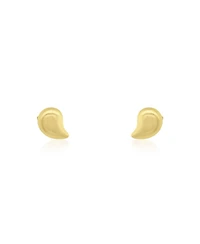 The Lovery Mini Tear Drop Screw Back Stud Earrings 14K Yellow Gold