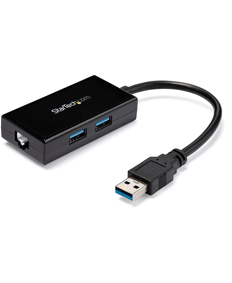 StarTech.com Usb 3.0 To Gigabit Network Adapter With Built-In 2 Port Usb Hub