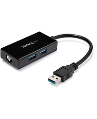 StarTech.com Usb 3.0 To Gigabit Network Adapter With Built-In 2 Port Usb Hub