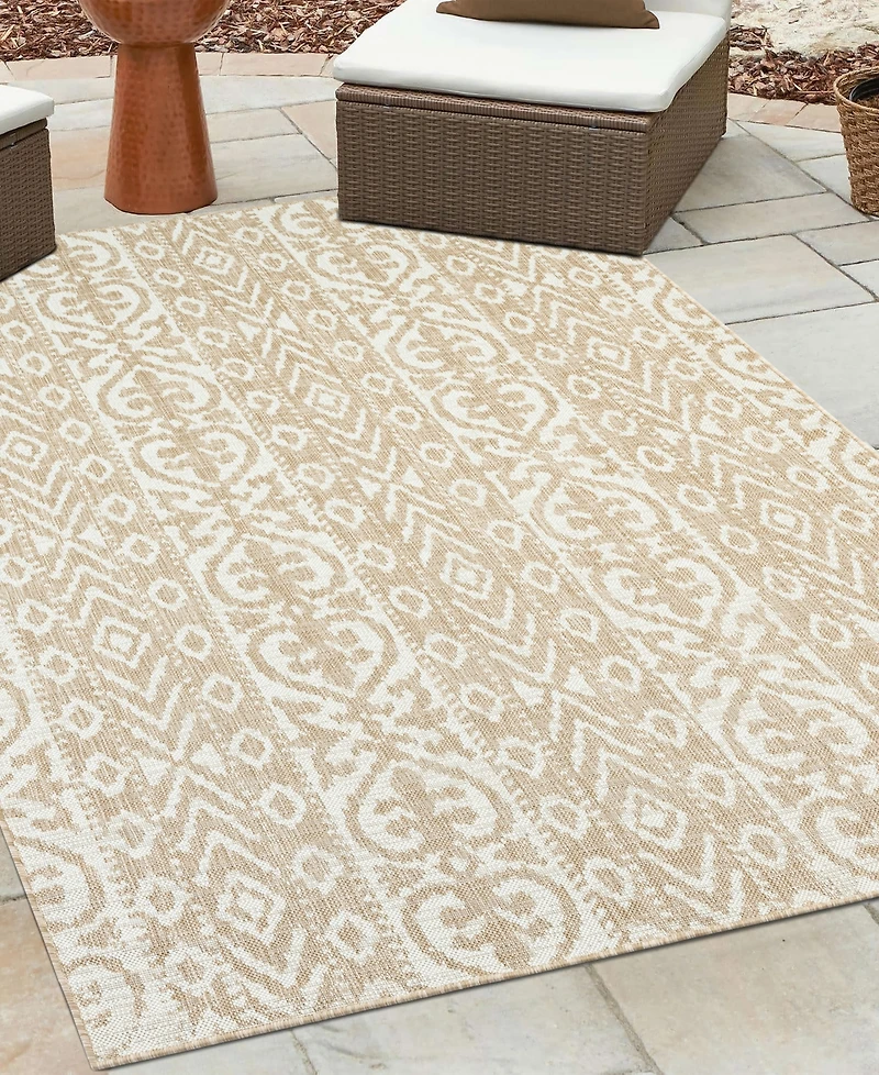 Lr Home Sunny 6'6"x9' Outdoor Area Rug