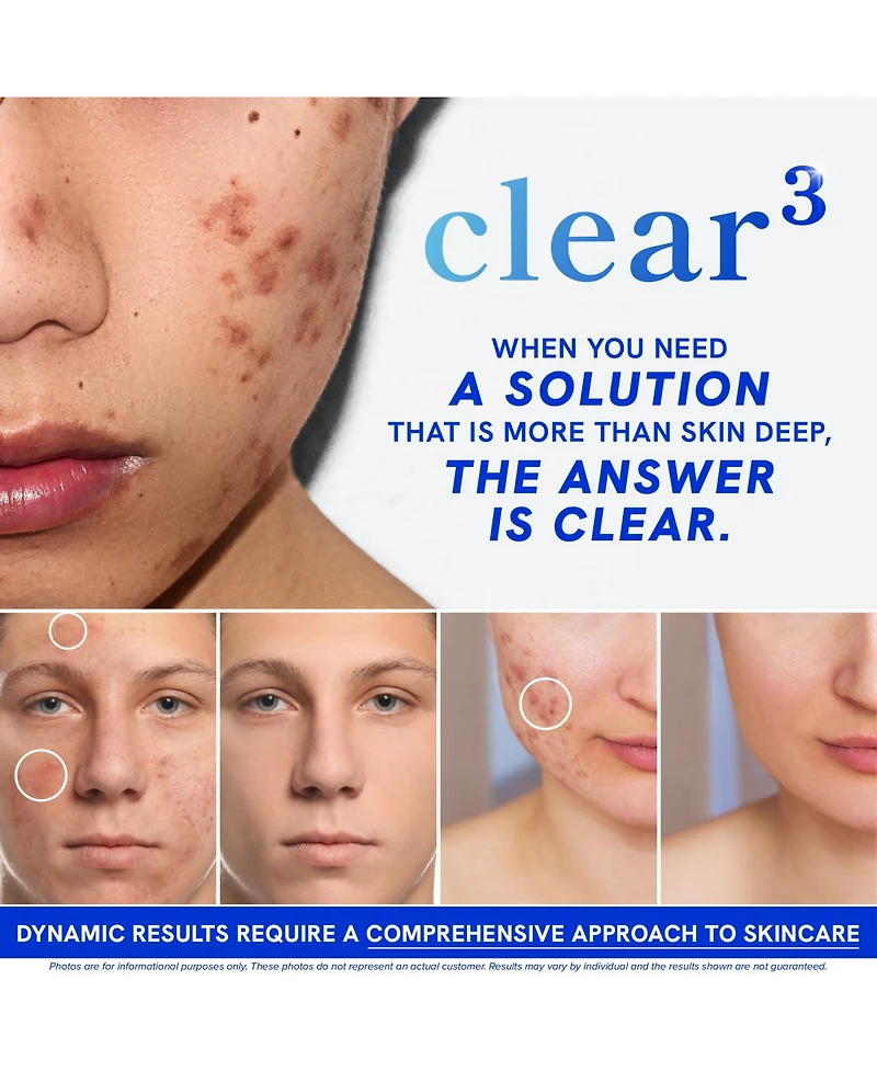 SMNutrition Clear-3 Skin Support Supplement with Dim
