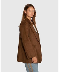 Belle & Bloom Women's Charmer Faux Suede Blazer