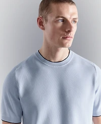 Mango Men's Combined Knitted T-Shirt