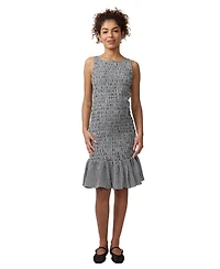 Ingrid + Isabel Women's Maternity Sleeveless Smocked Short Dress