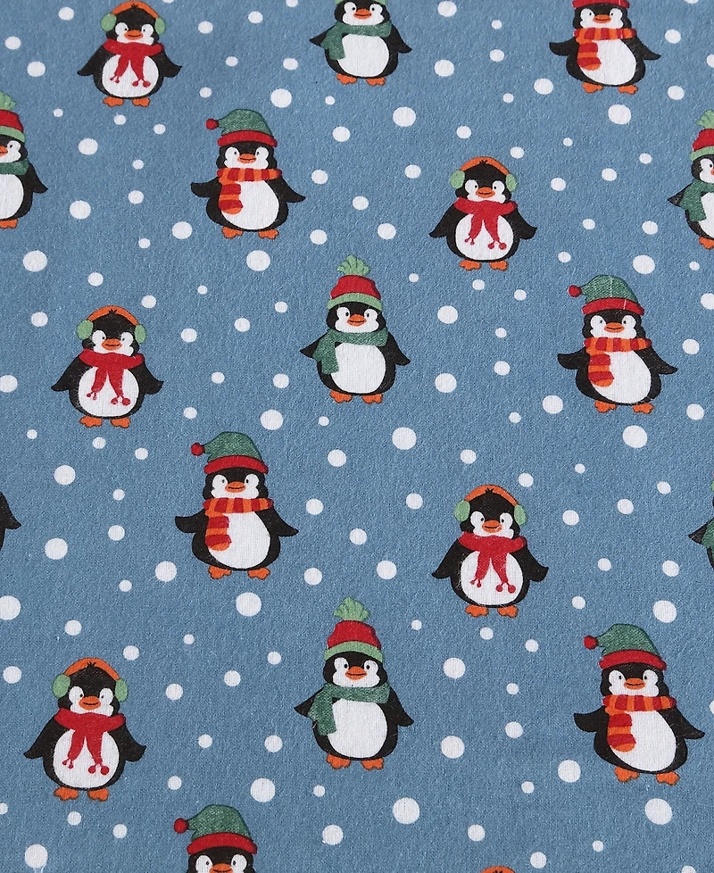 Winter Nights Cotton Flannel Queen Sheet Set