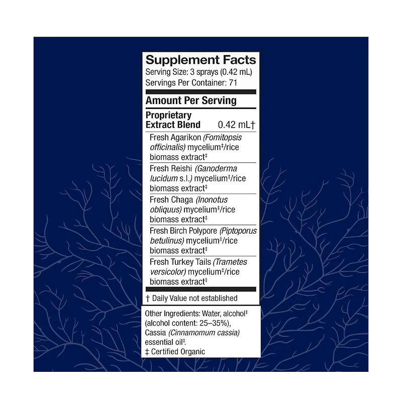 Host Defense MycoShield Throat Spray - Immune Health Support Dietary Mushroom Supplement with Chaga, Reishi