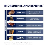 Host Defense MycoShield Throat Spray - Immune Health Support Dietary Mushroom Supplement with Chaga, Reishi