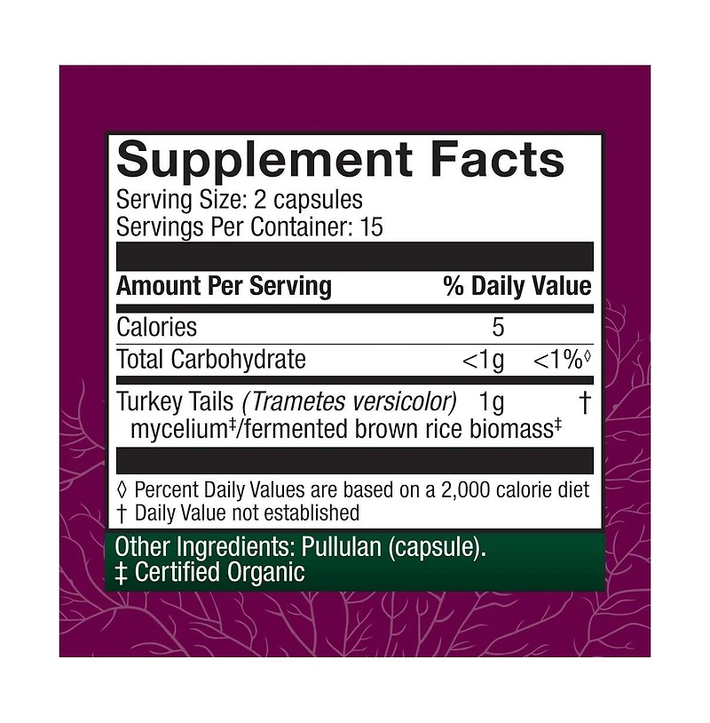 Host Defense Turkey Tail Capsules