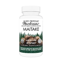 Host Defense Maitake Capsules - Immune & Cellular Health Support Supplement - Dietary Herbal Supplement with Maitake Mushroom & Mushroom Mycelium
