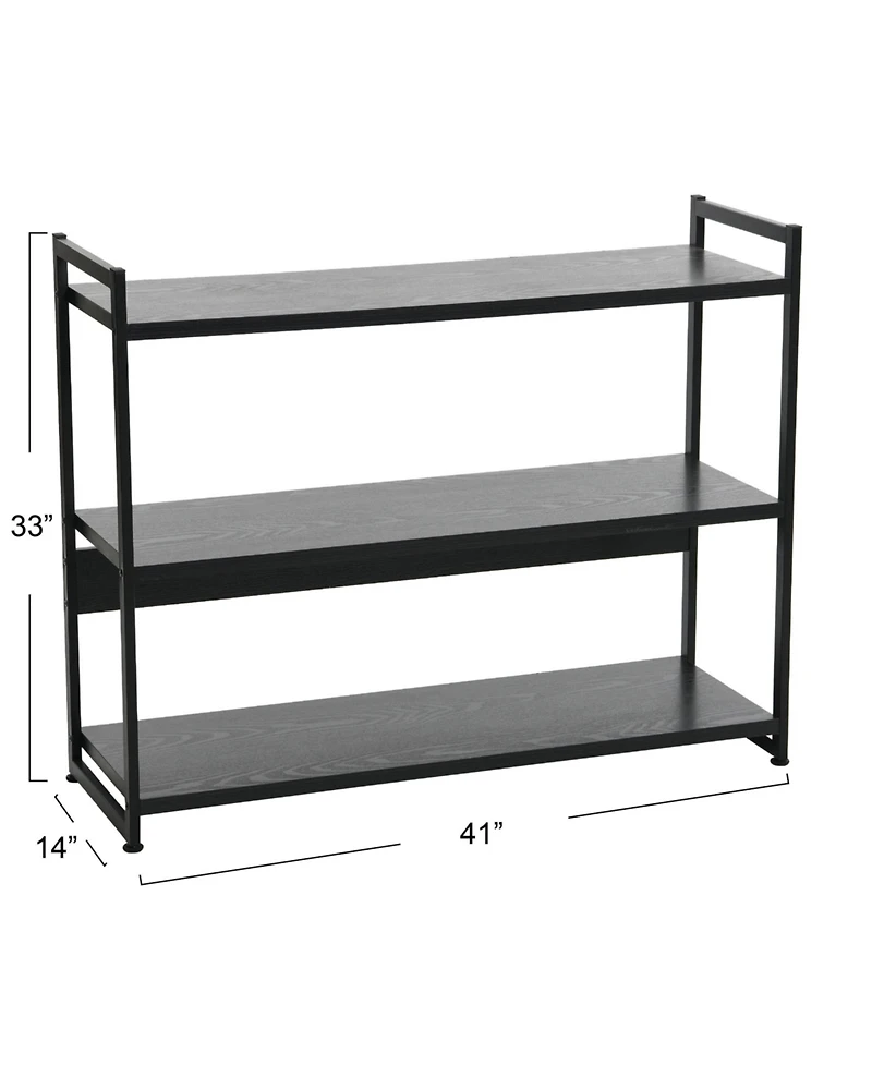 Household Essentials Jamestown Open Storage Bookshelf