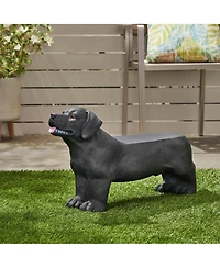 Flynama Labrador Dog-Design Outdoor Bench