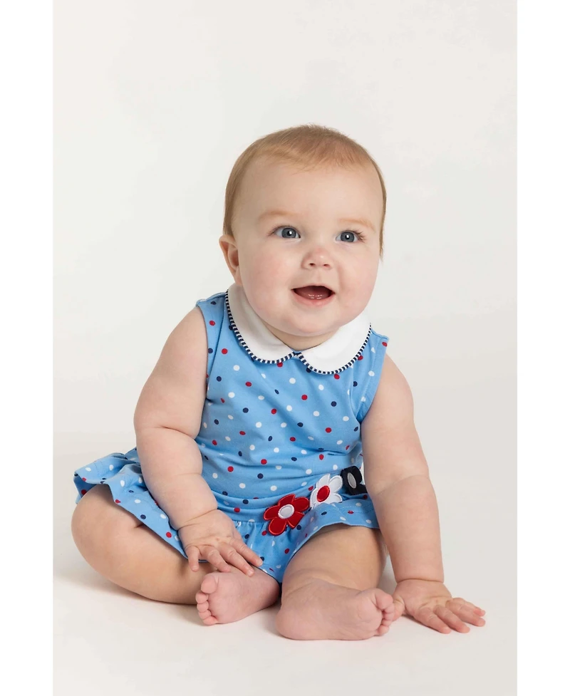 Florence Eiseman Baby Girl Printed Knit Romper With Flowers