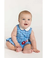 Florence Eiseman Baby Girl Printed Knit Romper With Flowers