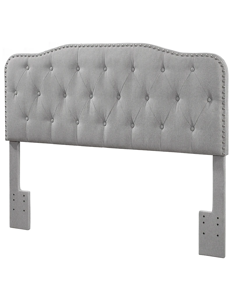 Best Quality Furniture 48.5" Fabric Tufted Headboard