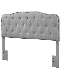 Best Quality Furniture 48.5" Fabric Tufted Headboard